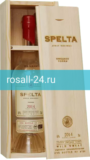 Водка Spelta, в подарочной упаковке