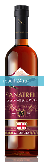 Коньяк Sanatreli 5-ти летней выдержки