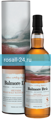 Виски Balmore Dru Speyside Single Malt Scotch Whisky 8YO madeira cask