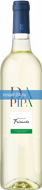 Вино Da Pipa Frizante 0.75 л сухое белое