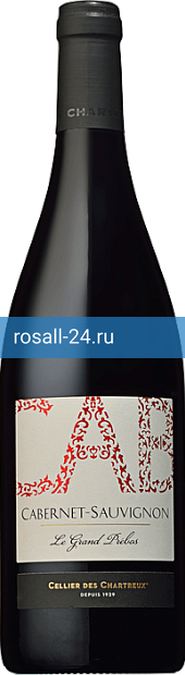 Вино Cabernet Sauvignon “Le Grand Prébos” IGP du Gard